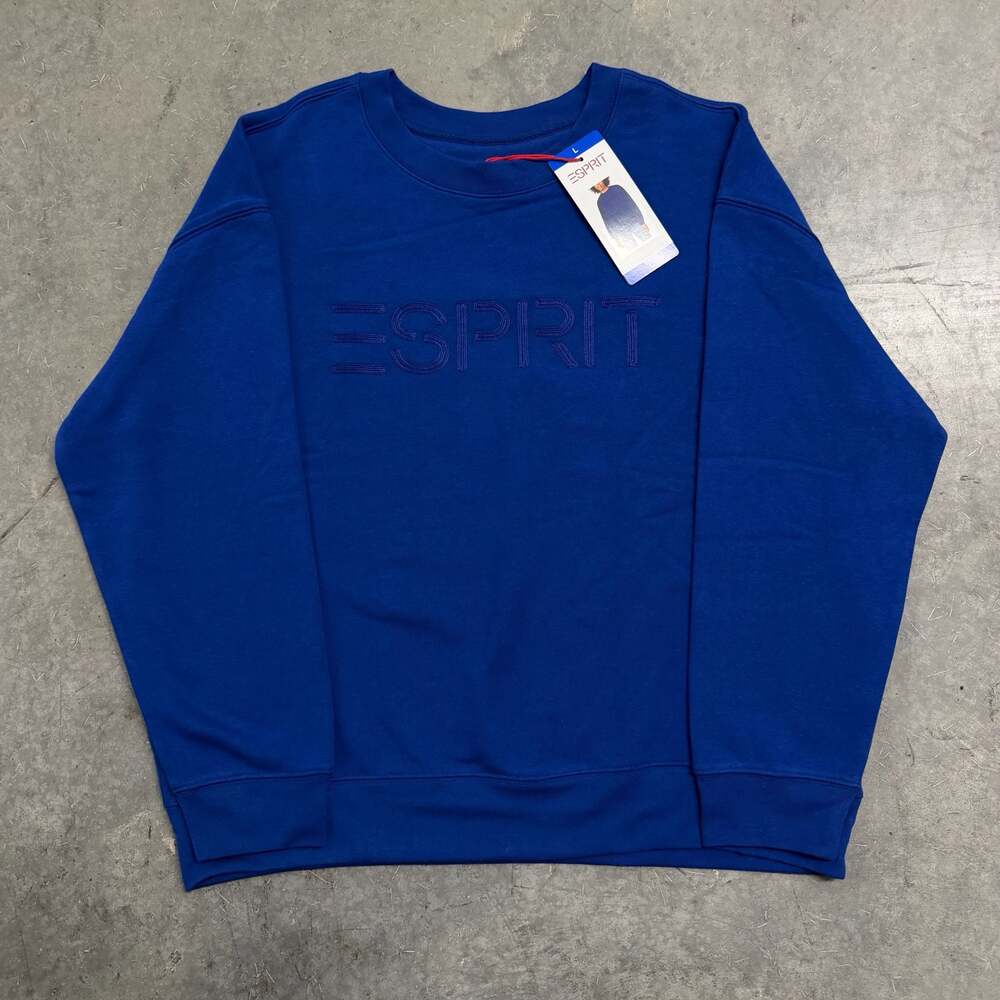 Esprit Crewneck Sweatshirt with Embroidered Logo